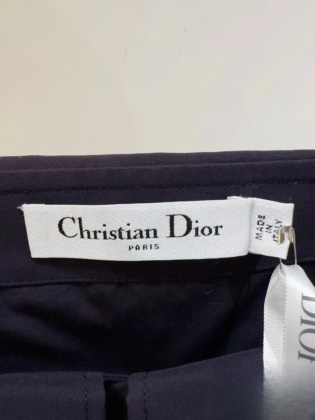 Dior Brown Cotton Dress Brown Cotton Never worn, with tag - Inside View