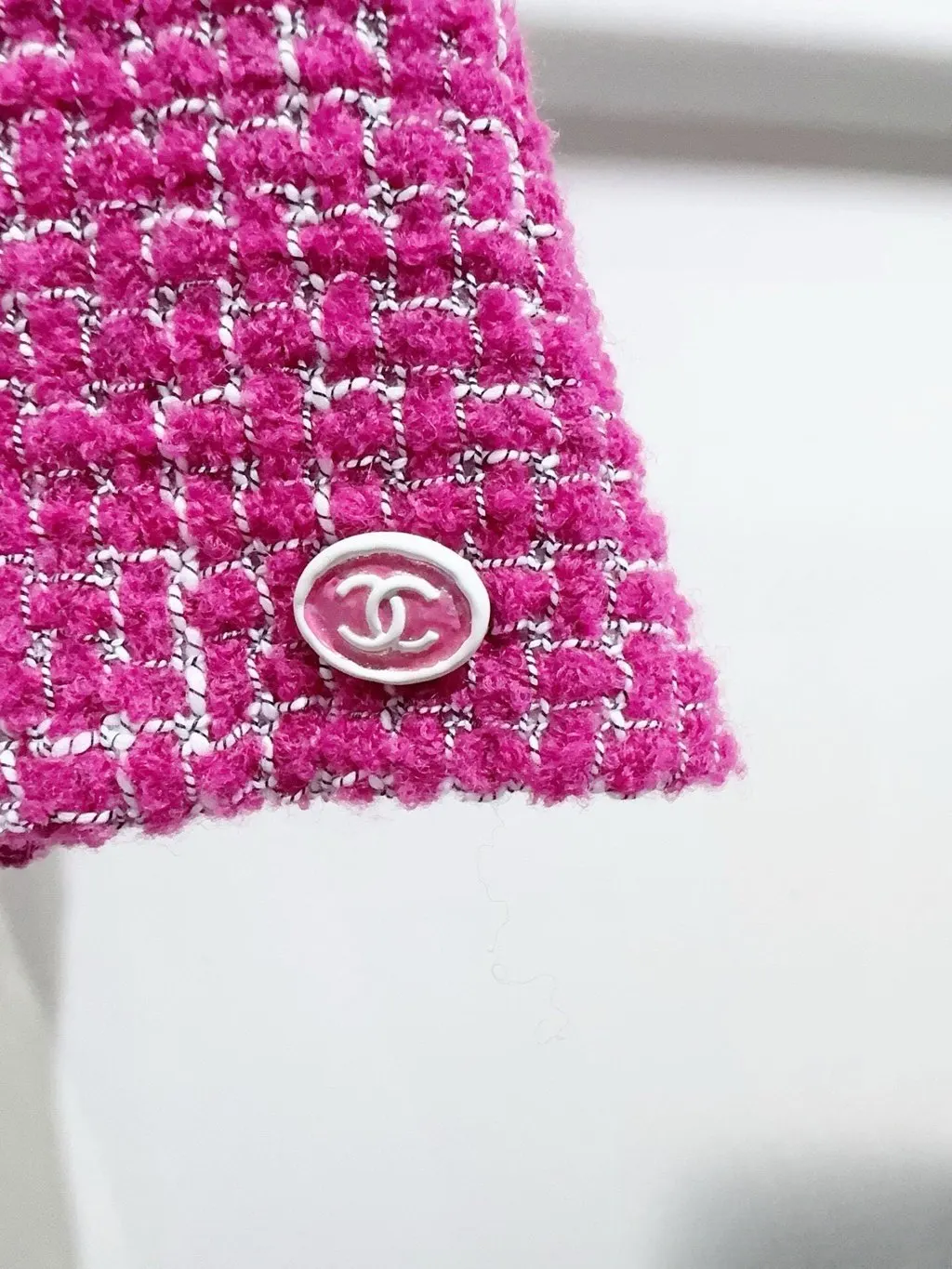 Chanel Tweed Top MultiColor Tweed Very good - Back View