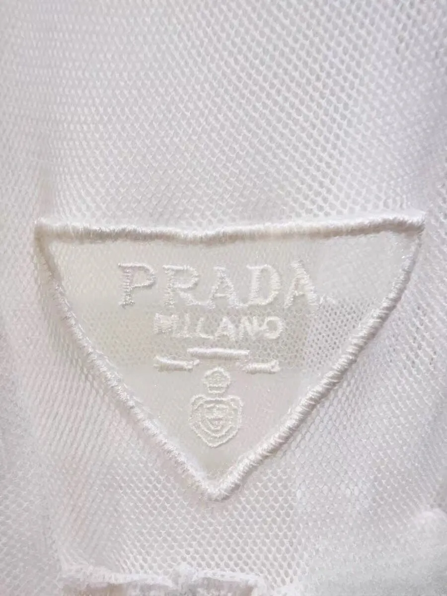 Prada White Polyamide Dress White Polyamide Very good - Back View