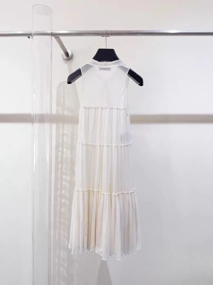 Prada White Polyamide Dress White Polyamide Very good - Inside View