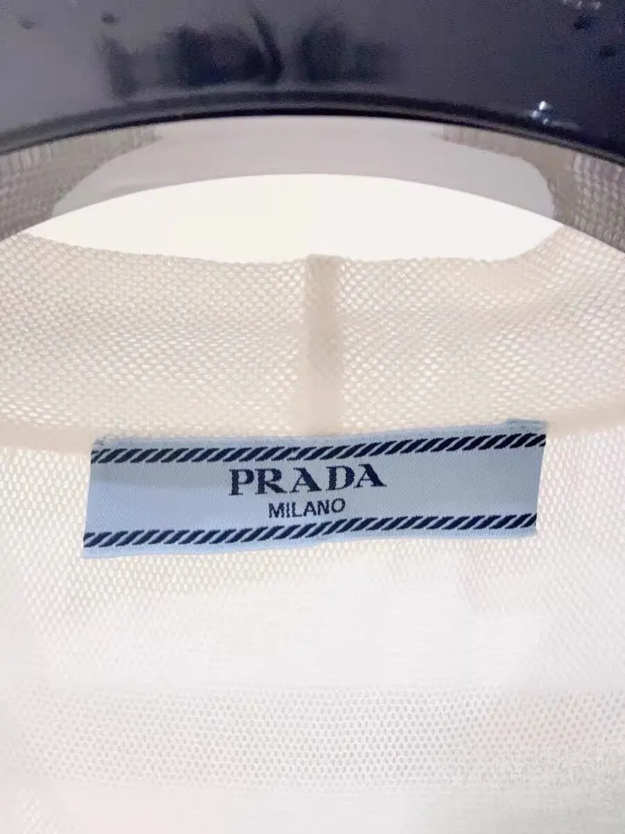 Prada White Polyamide Dress White Polyamide Very good - Model View