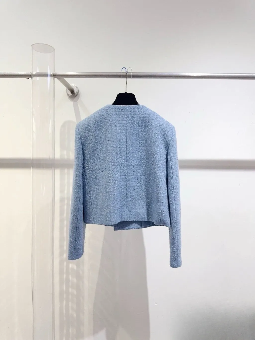 Celine Blue Tweed Jacket Blue Tweed Very good - Inside View