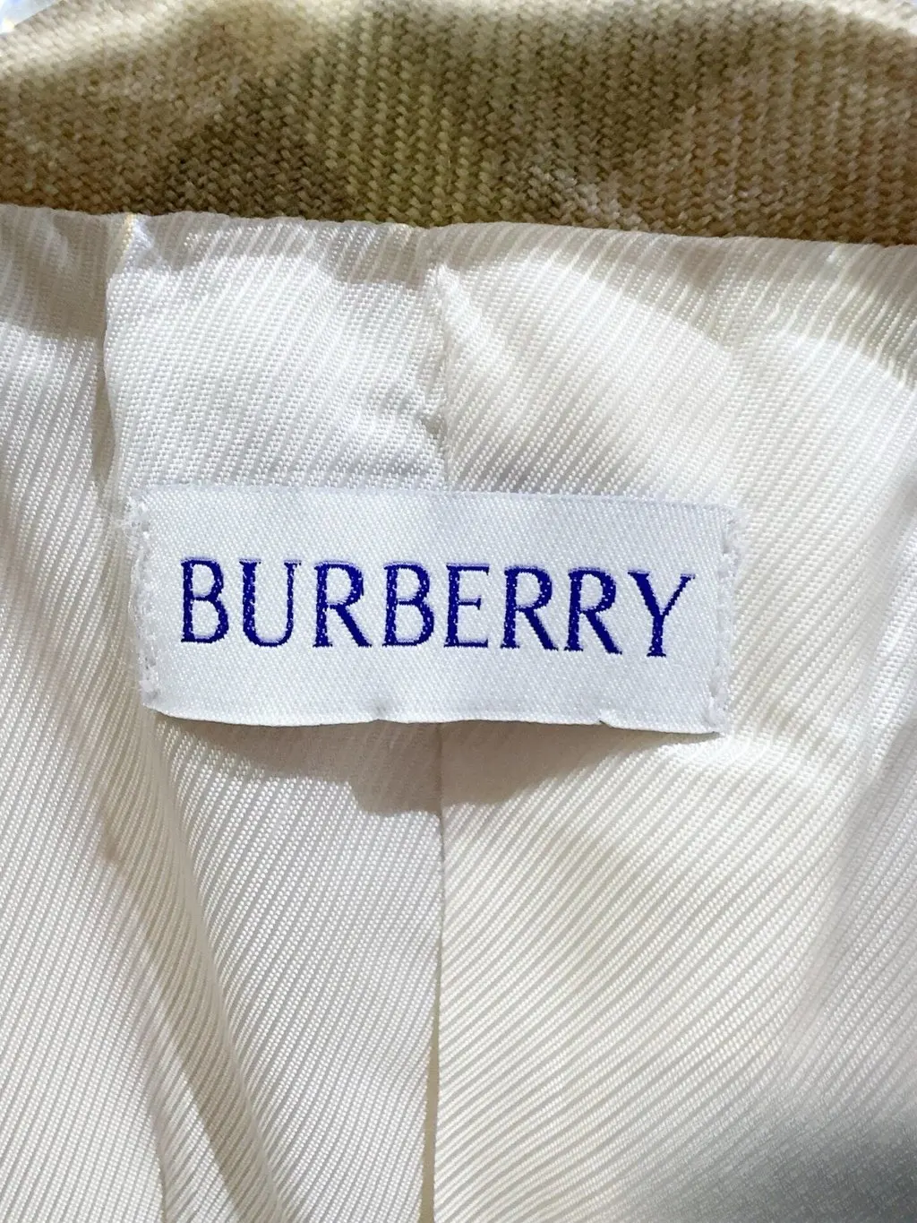 Burberry Wool Coat MultiColor Wool Never worn, with tag - Back View