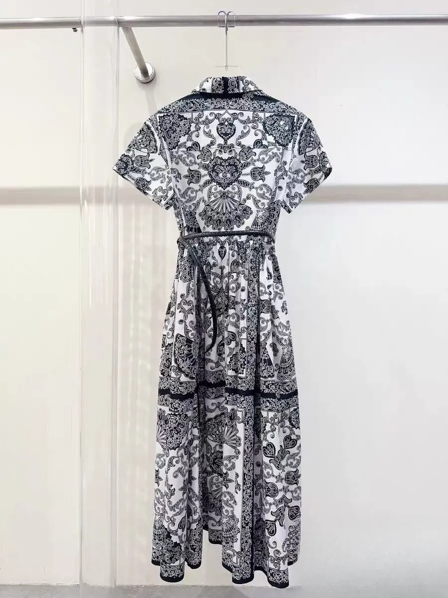 Dior Cotton Dress MultiColor Cotton Very good - Inside View
