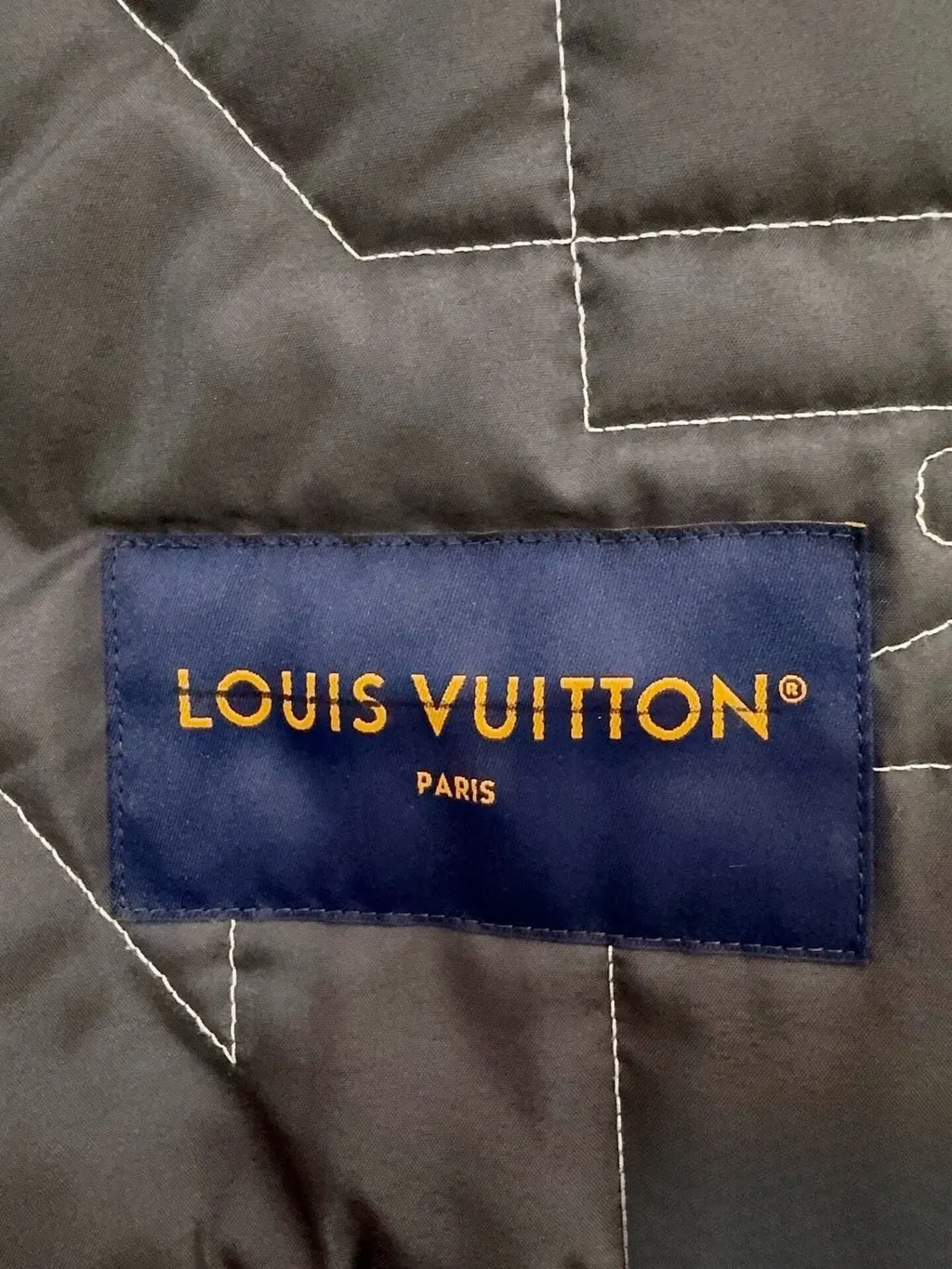 Louis Vuitton Navy Wool Jacket Navy Wool Never worn, with tag - Box View