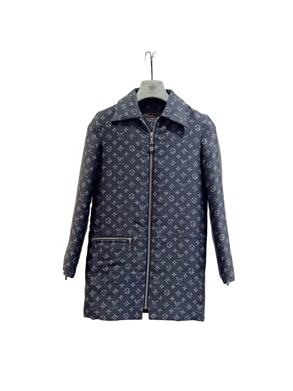 Louis Vuitton Navy Tweed Jacket Navy Tweed Very good - Front View