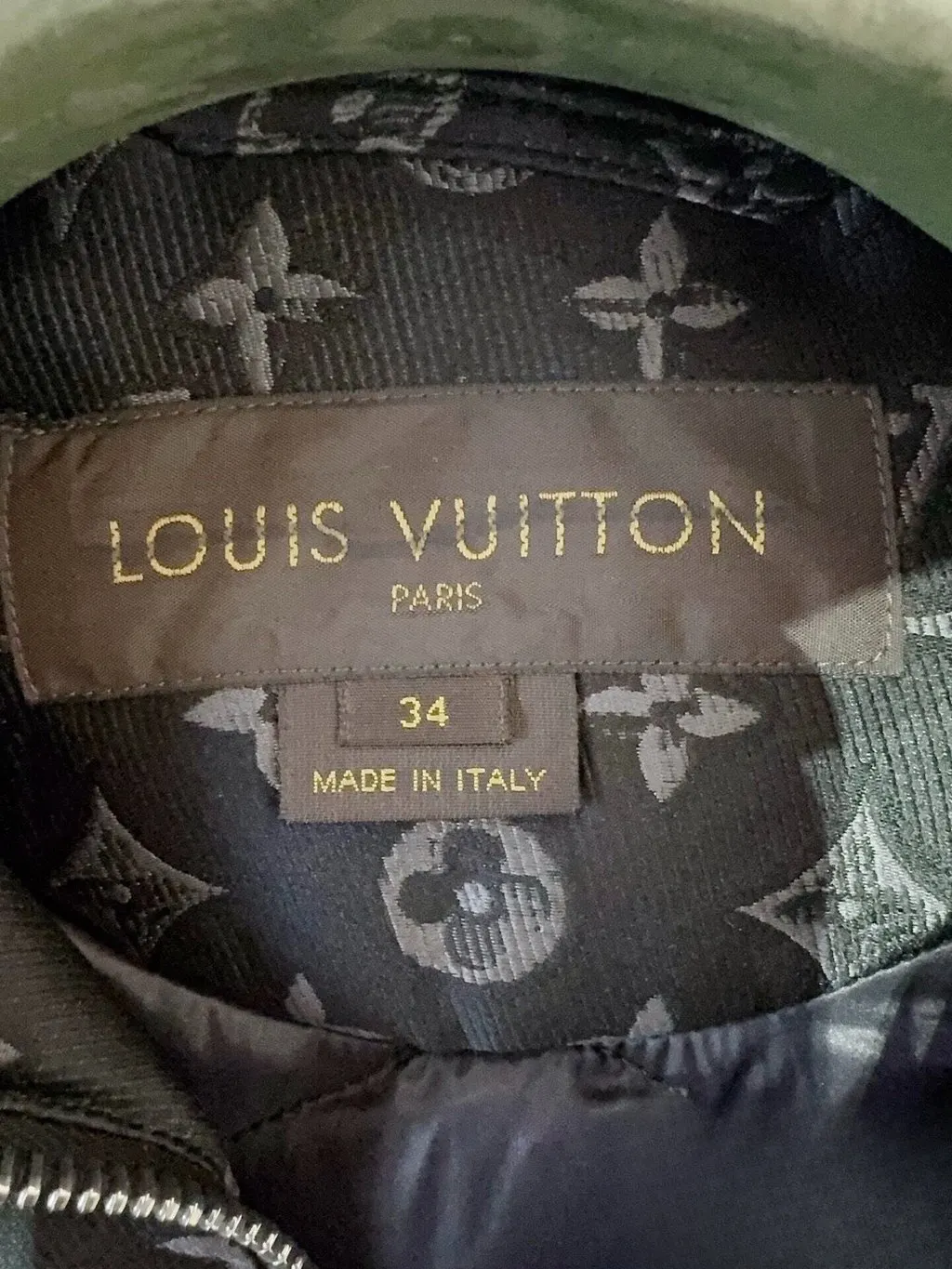 Louis Vuitton Navy Tweed Jacket Navy Tweed Very good - Inside View