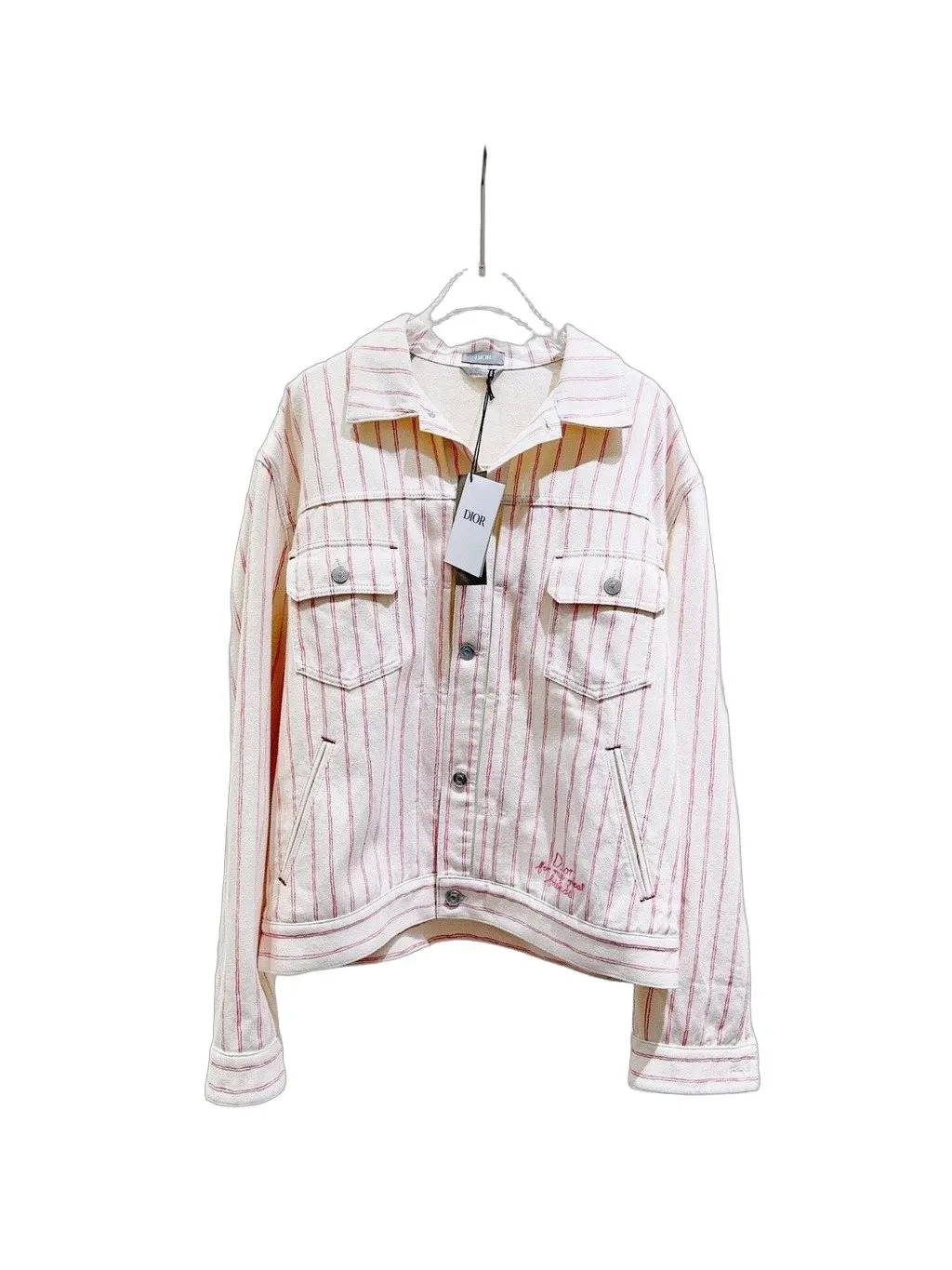 Dior Denim Jacket MultiColor Denim Never worn, with tag - Front View