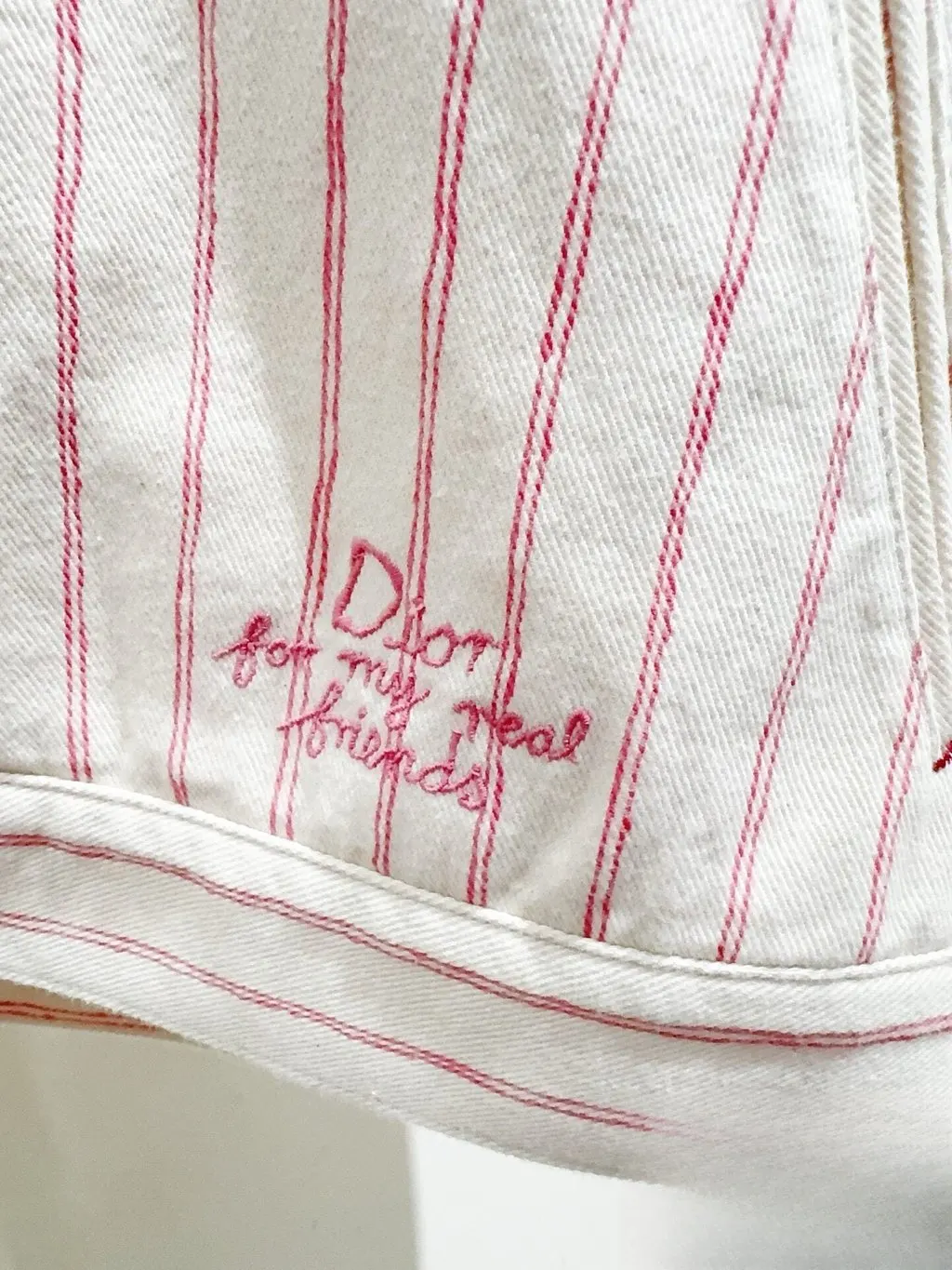 Dior Denim Jacket MultiColor Denim Never worn, with tag - Back View