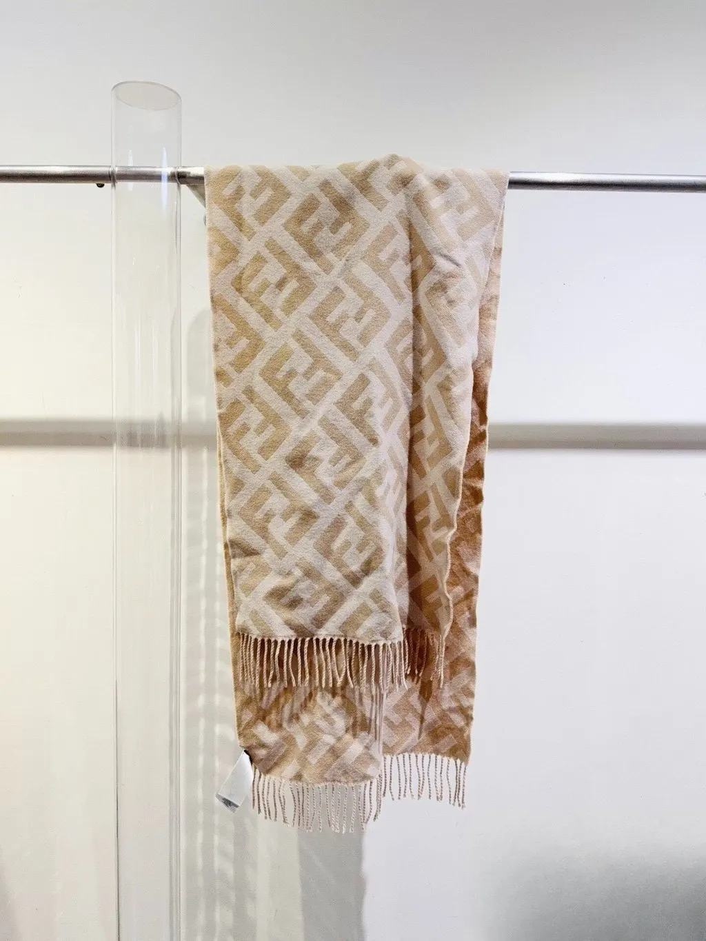 Fendi Cashmere Scarf MultiColor Cashmere Never worn - Box View