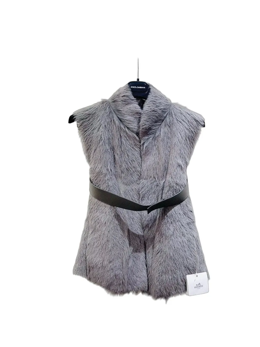 Hermès Shearling Jacket MultiColor Shearling Never worn, with tag - Front View