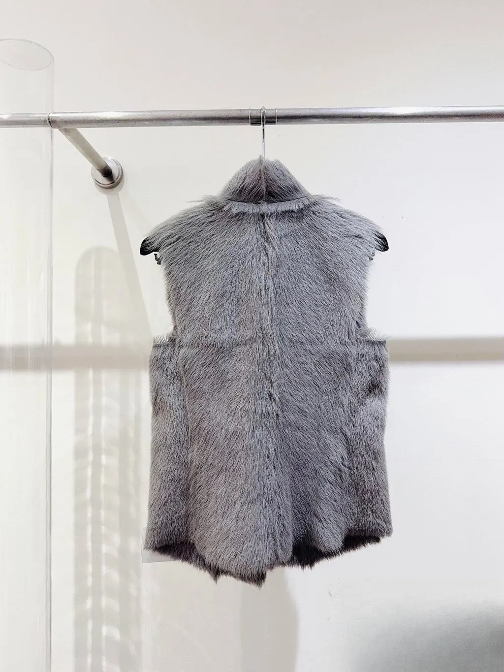 Hermès Shearling Jacket MultiColor Shearling Never worn, with tag - Back View