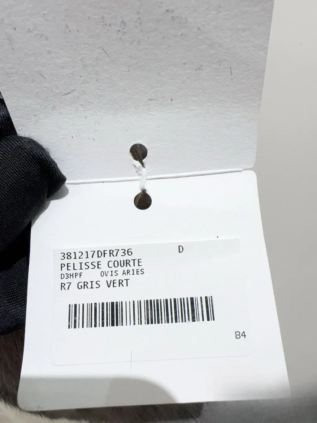 Hermès Shearling Jacket MultiColor Shearling Never worn, with tag - Model View