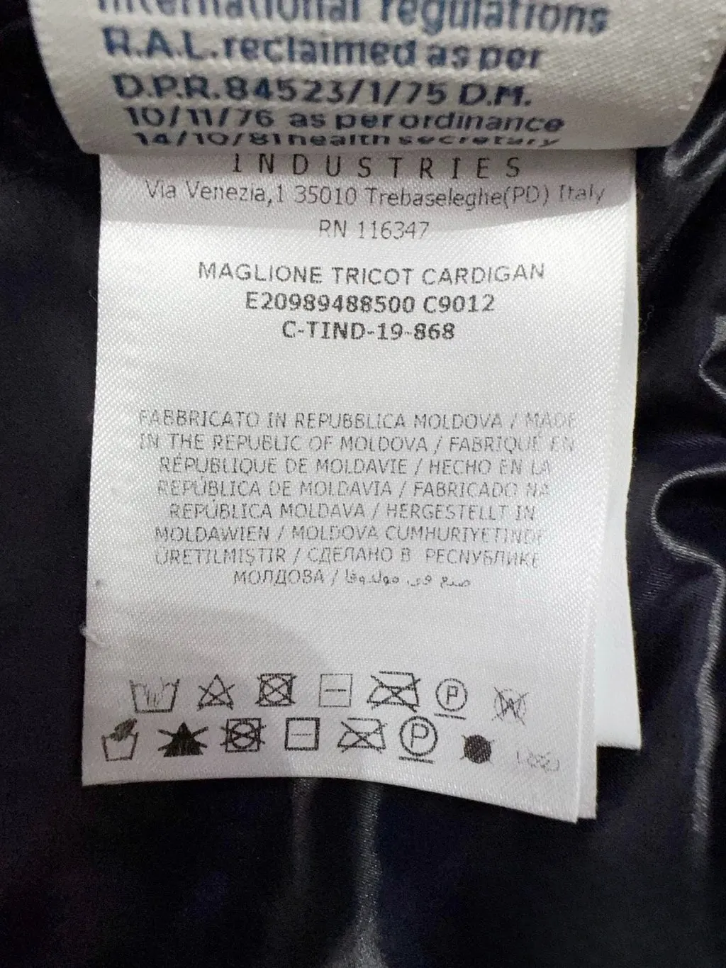 Moncler Black Polyester Jacket Black Polyester Very good - Model View