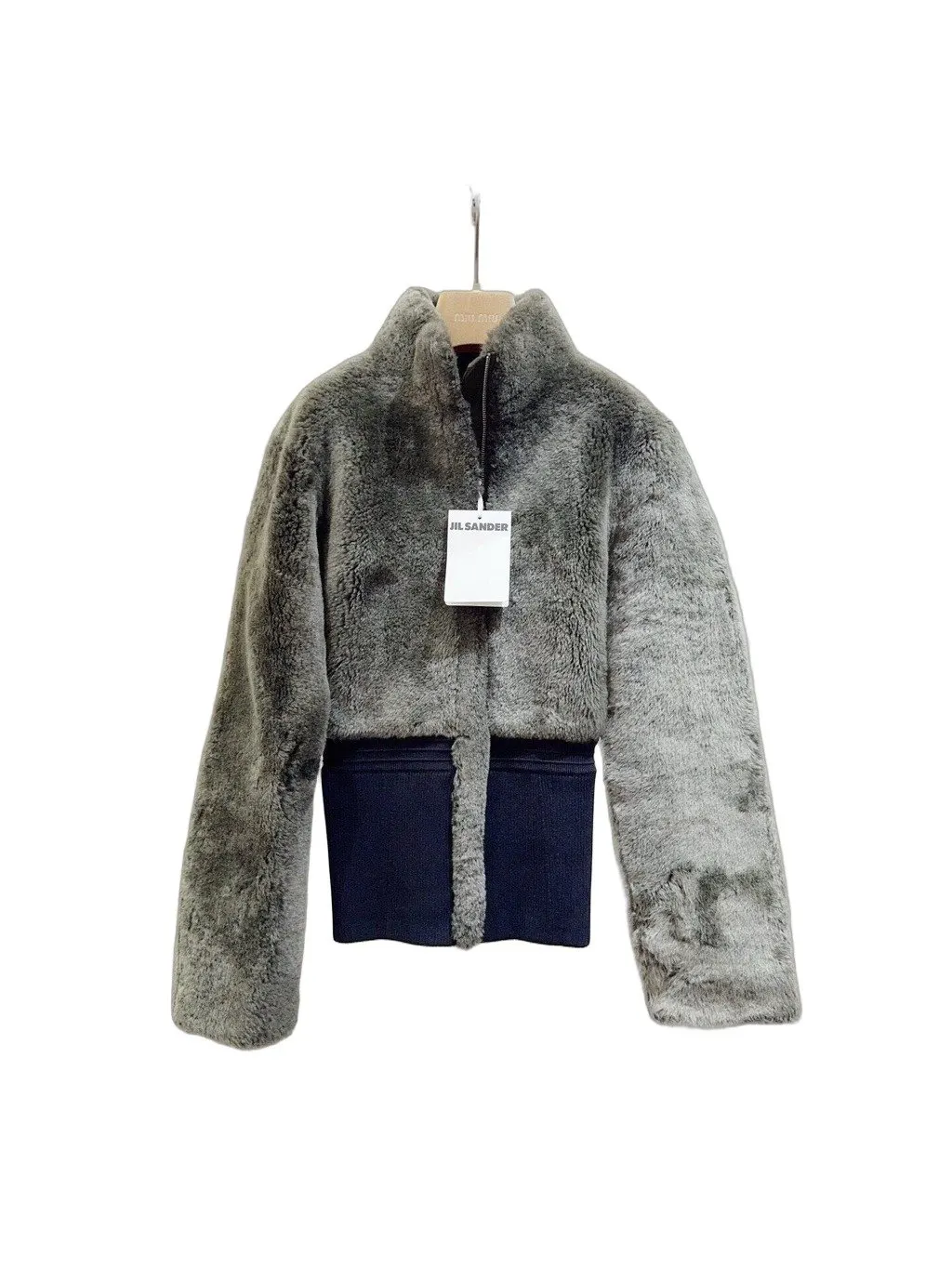 Jil Sander Shearling Jacket MultiColor Shearling Never worn, with tag - Front View