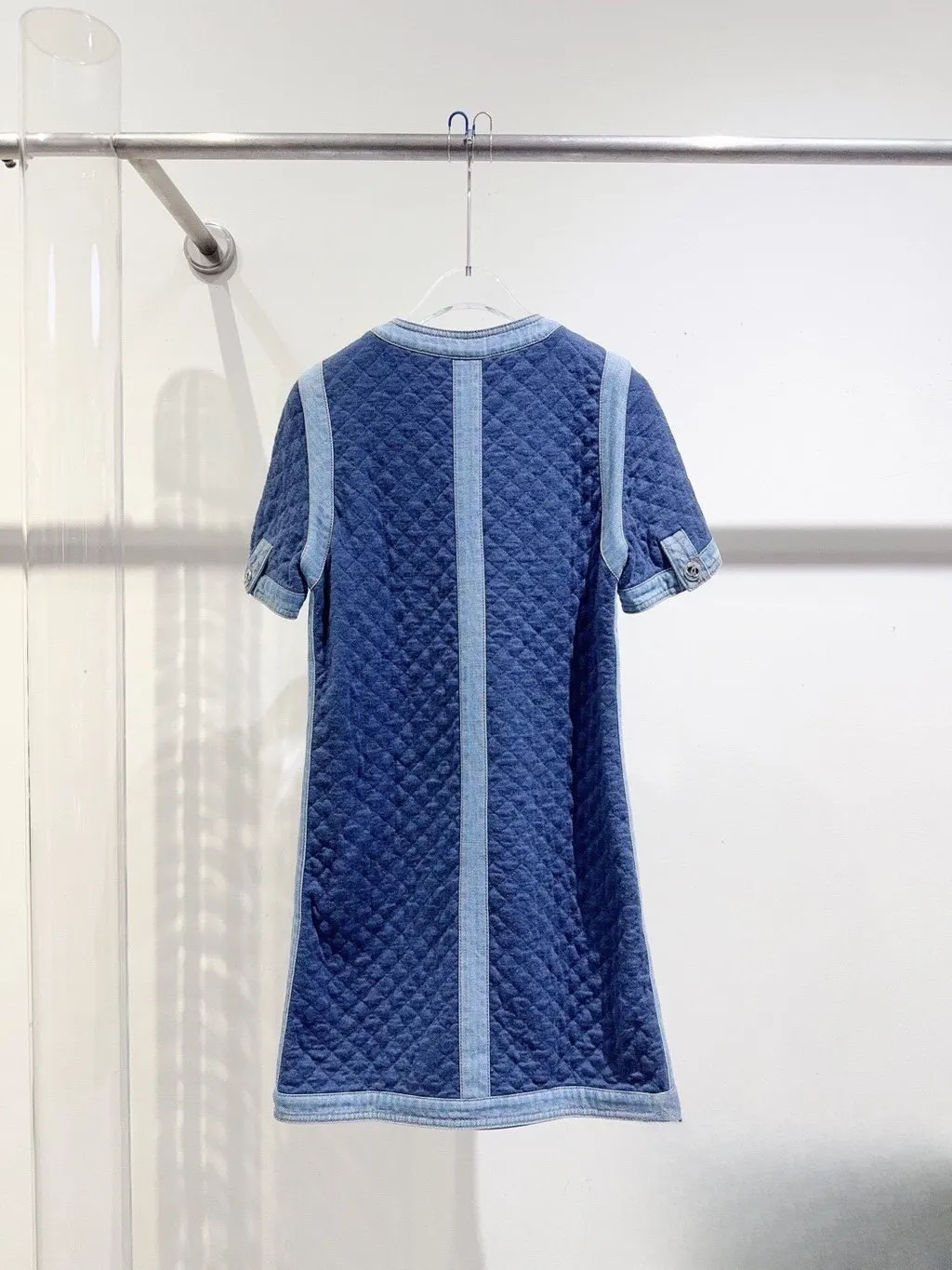 Chanel Denim Dress MultiColor Denim Very good - Model View