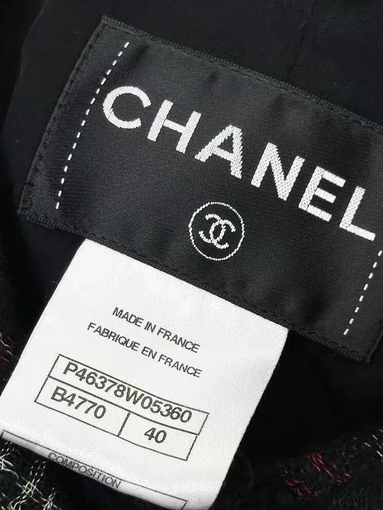 Chanel Paris-Edimbourg Black Tweed Jacket Black Tweed Very good - Box View