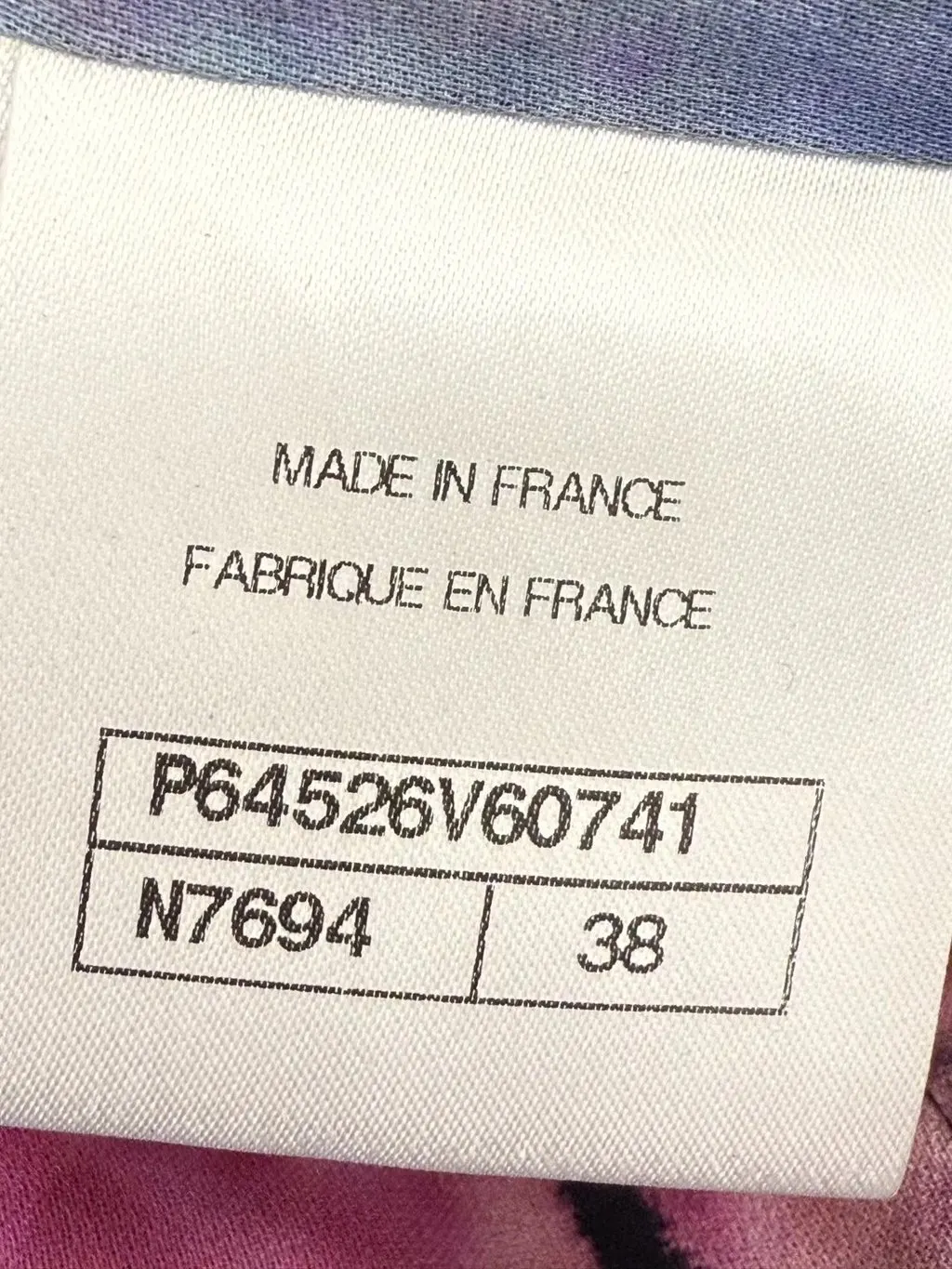 Chanel 20A Tweed Jacket MultiColor Tweed Very good - Model View