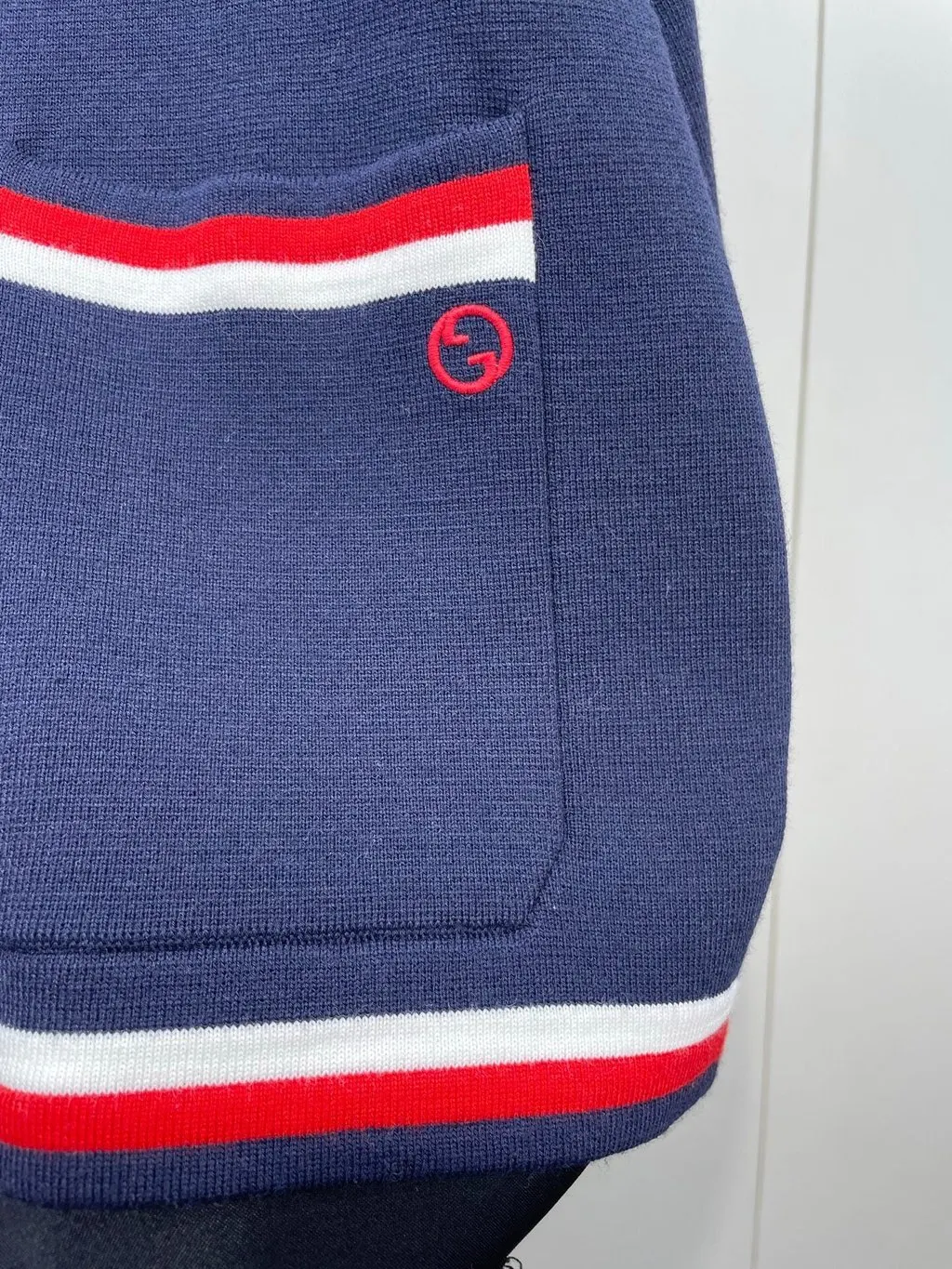 Gucci Blue Wool Knitwear Blue Wool Very good - Model View