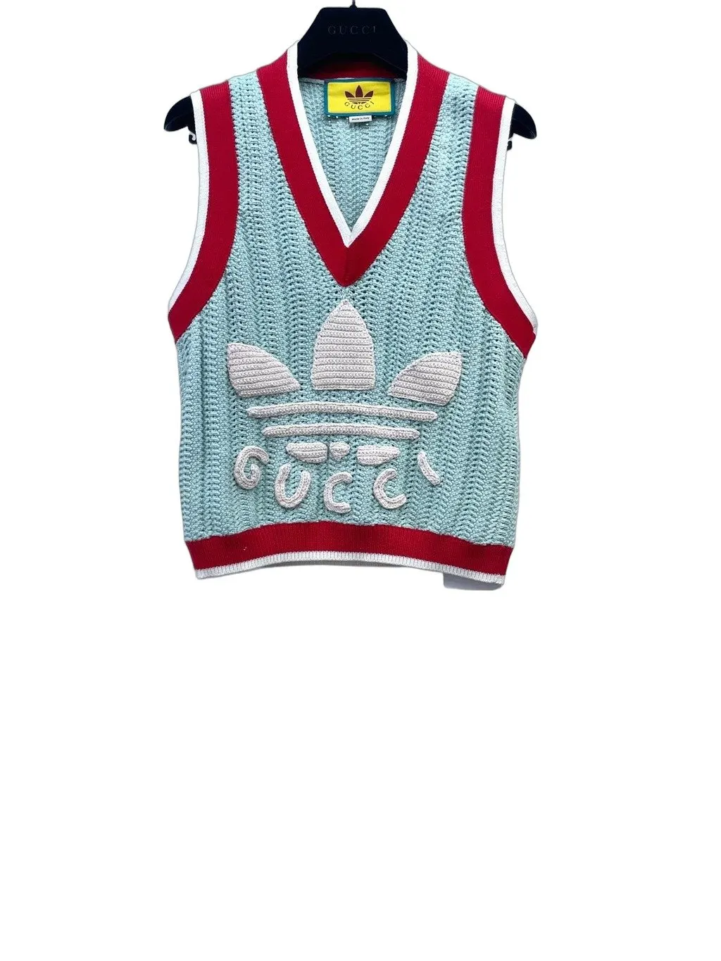 Gucci Turquoise Wool Top Turquoise Wool Good - Front View