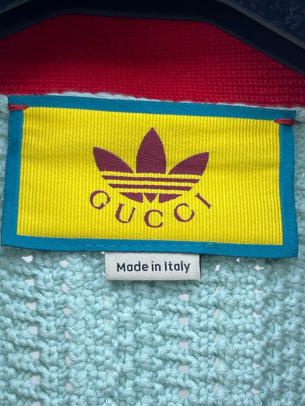 Gucci Turquoise Wool Top Turquoise Wool Good - Inside View