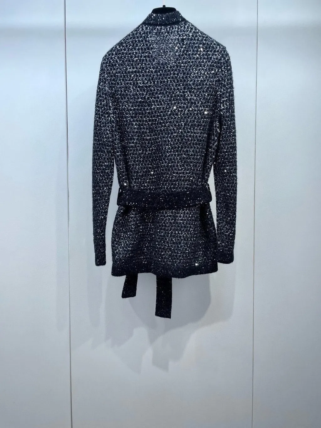 Chanel 23B Black Wool Knitwear Black Wool Very good - Back View