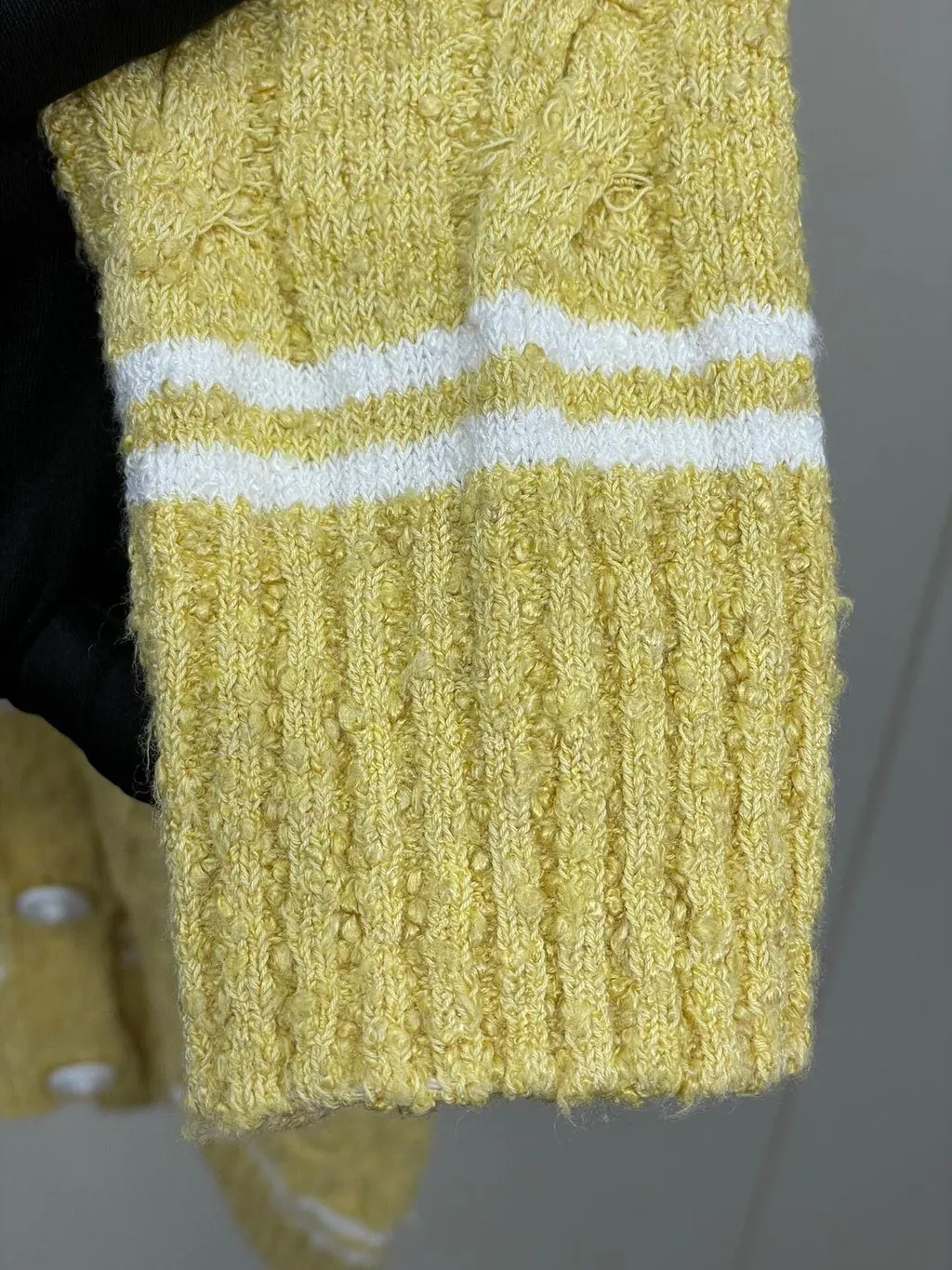 Chanel 22P Yellow Wool Dress Yellow Wool Very good - Model View