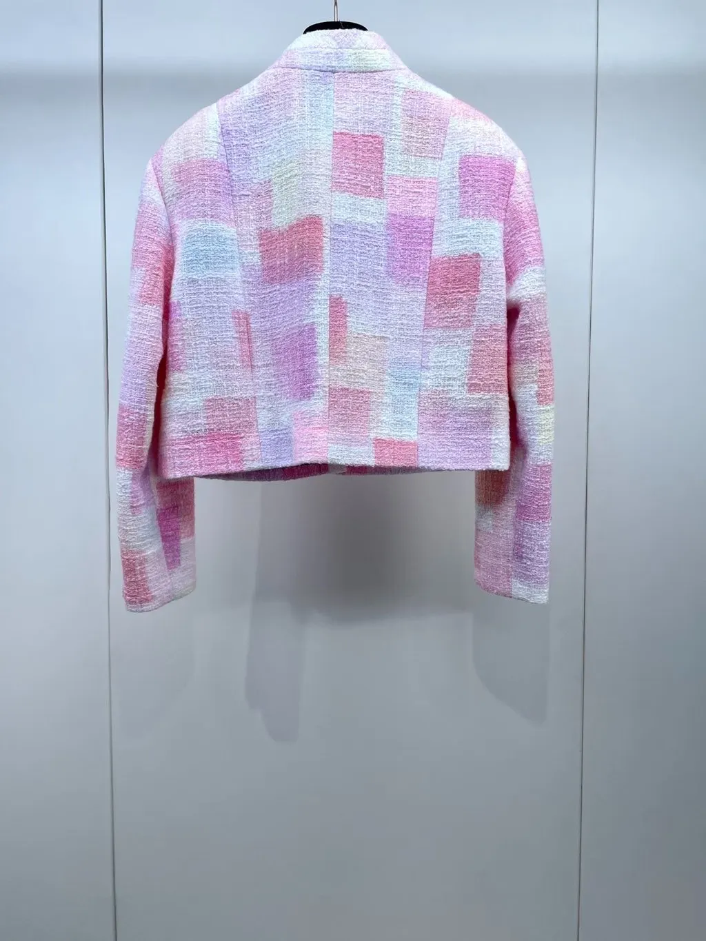 Chanel 23S Pink Tweed Jacket Pink Tweed Very good - Back View