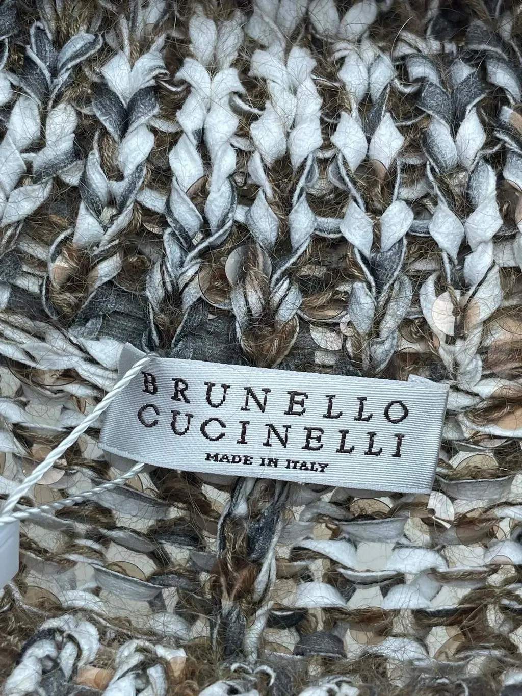 Brunello Cucinelli Grey Wool Coat Grey Wool Good - Box View