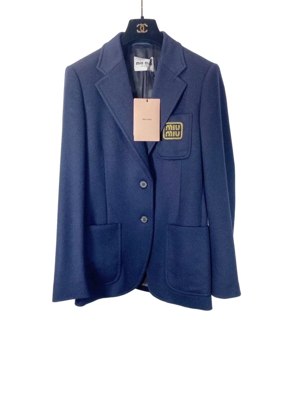 Miu Miu Navy Wool Jacket