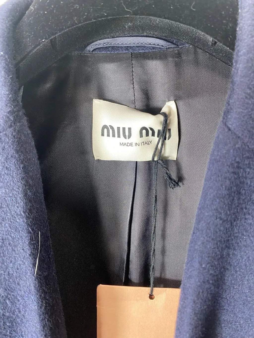 Miu Miu Navy Wool Jacket Navy Wool Very good - Box View