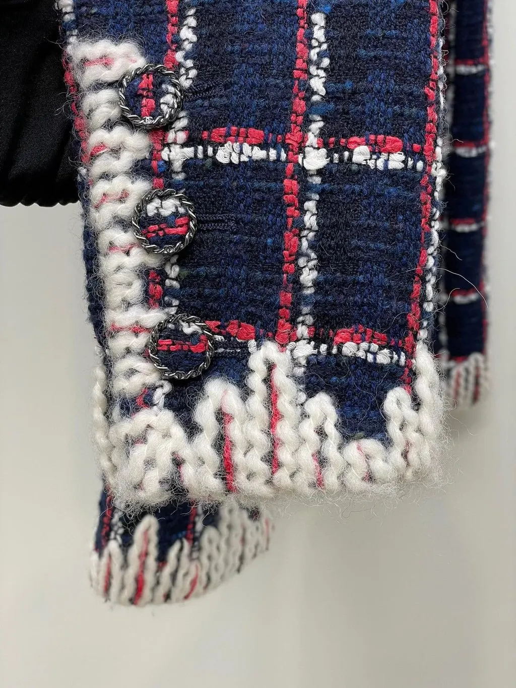 Chanel Tweed Jacket MultiColor Tweed Good - Model View
