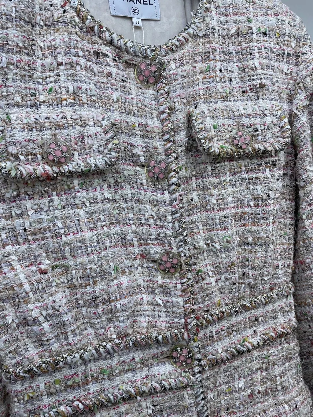 Chanel Cotton Dress MultiColor Cotton Never worn, with tag - Box View