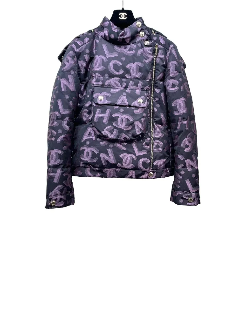Chanel 22N Polyamide Coat MultiColor Polyamide Very good - Front View