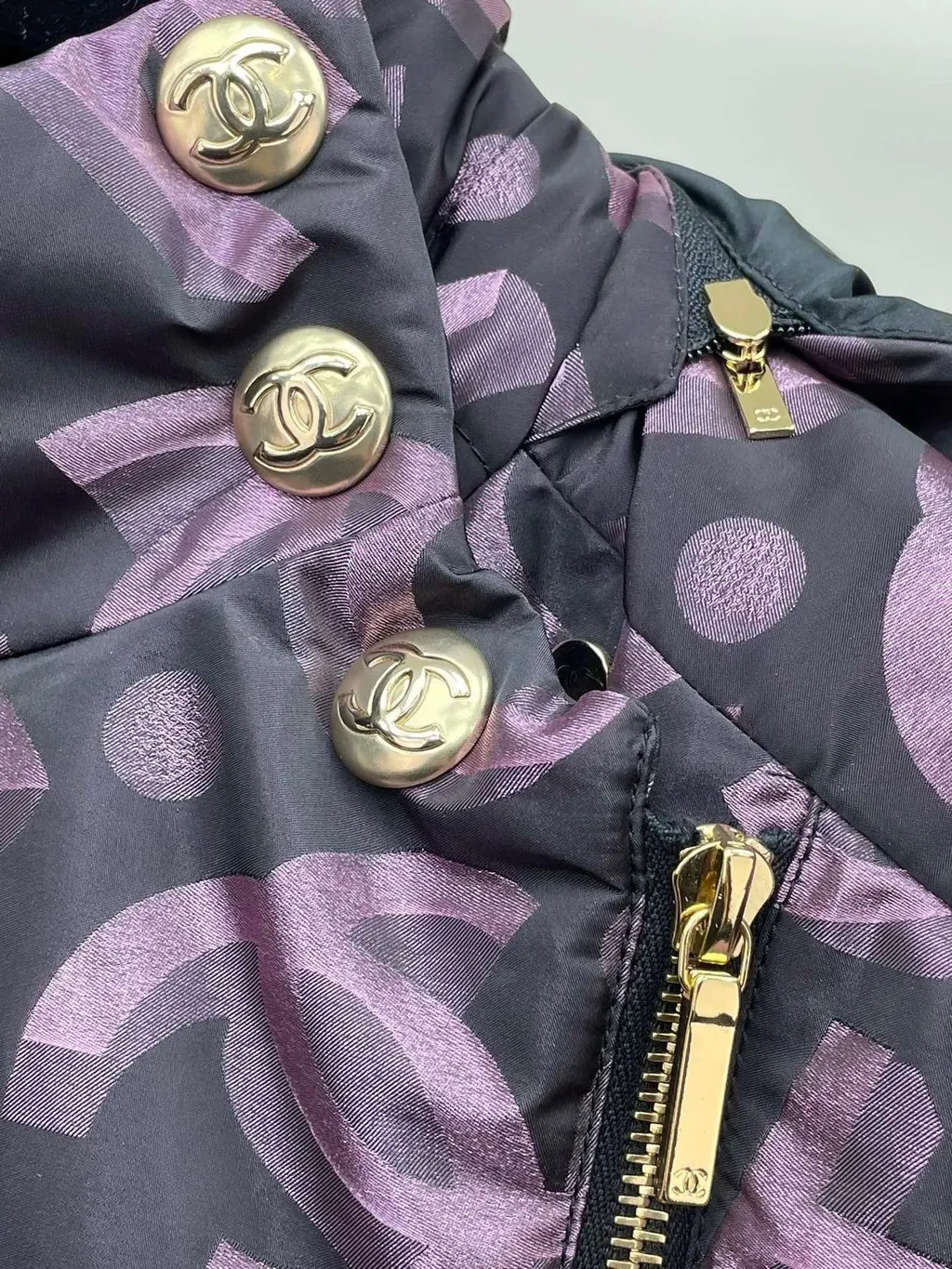 Chanel 22N Polyamide Coat MultiColor Polyamide Very good - Model View
