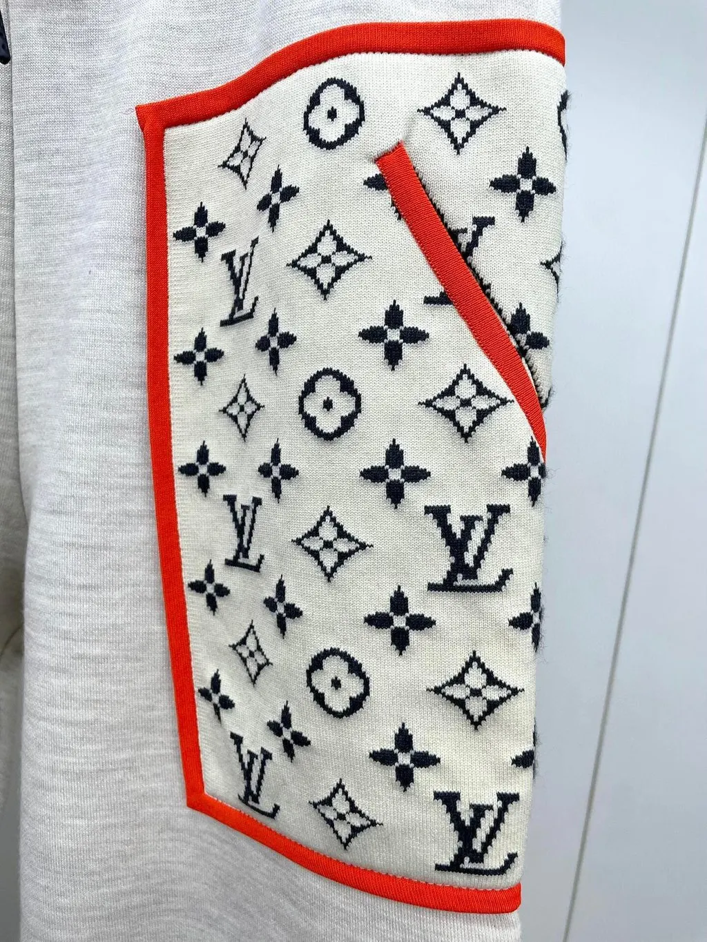 Louis Vuitton Grey Cotton Trousers Grey Cotton Good - Inside View