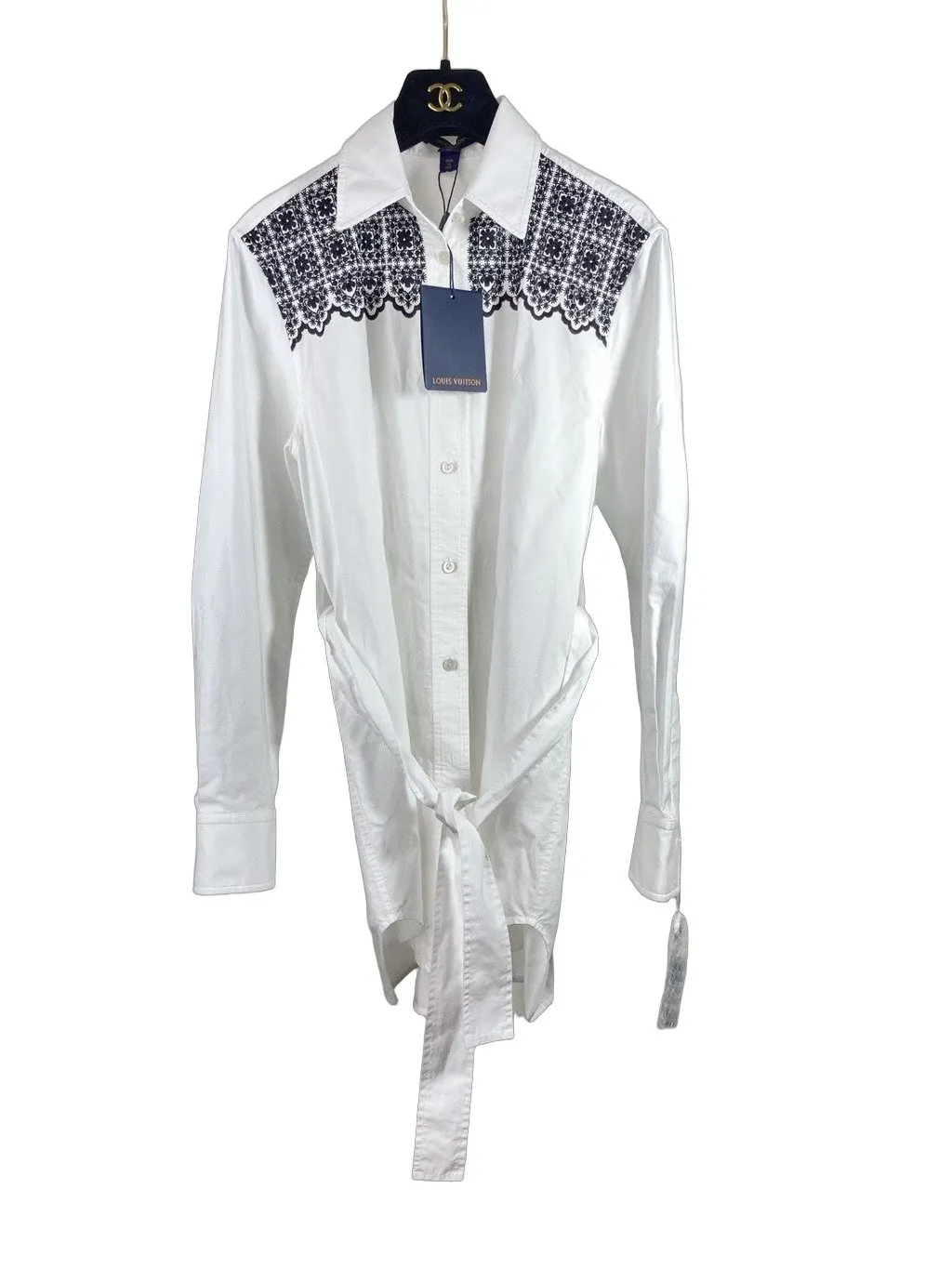 Louis Vuitton White Cotton Dress