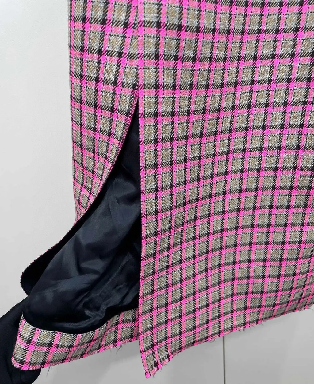 Balenciaga Wool Skirt MultiColor Wool Good - Inside View