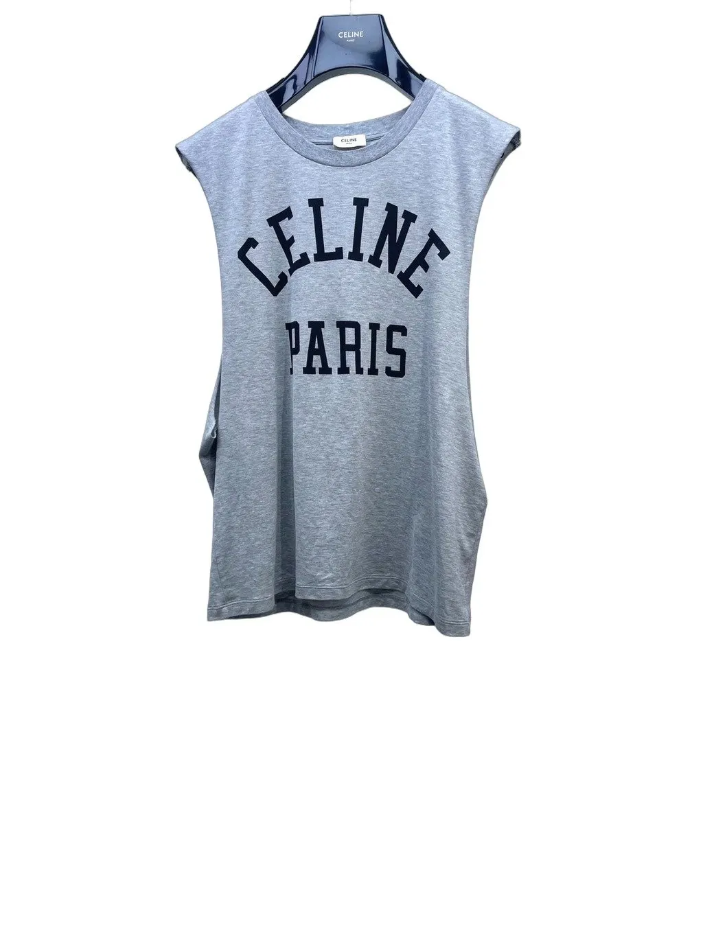 Celine Grey Cotton Top Grey Cotton Very good - Front View