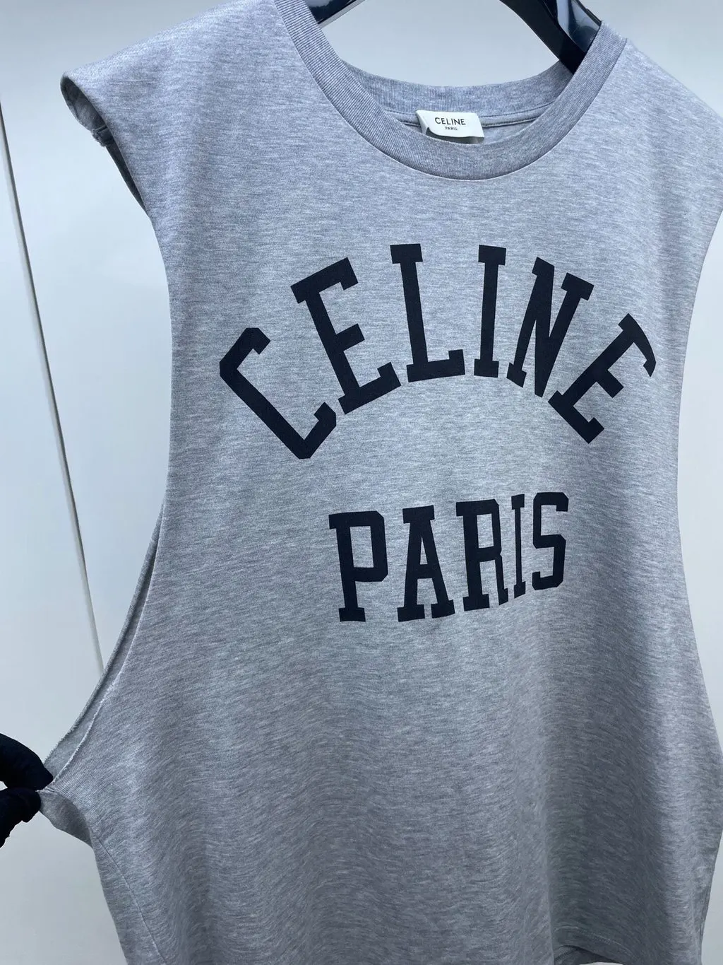 Celine Grey Cotton Top Grey Cotton Very good - Inside View