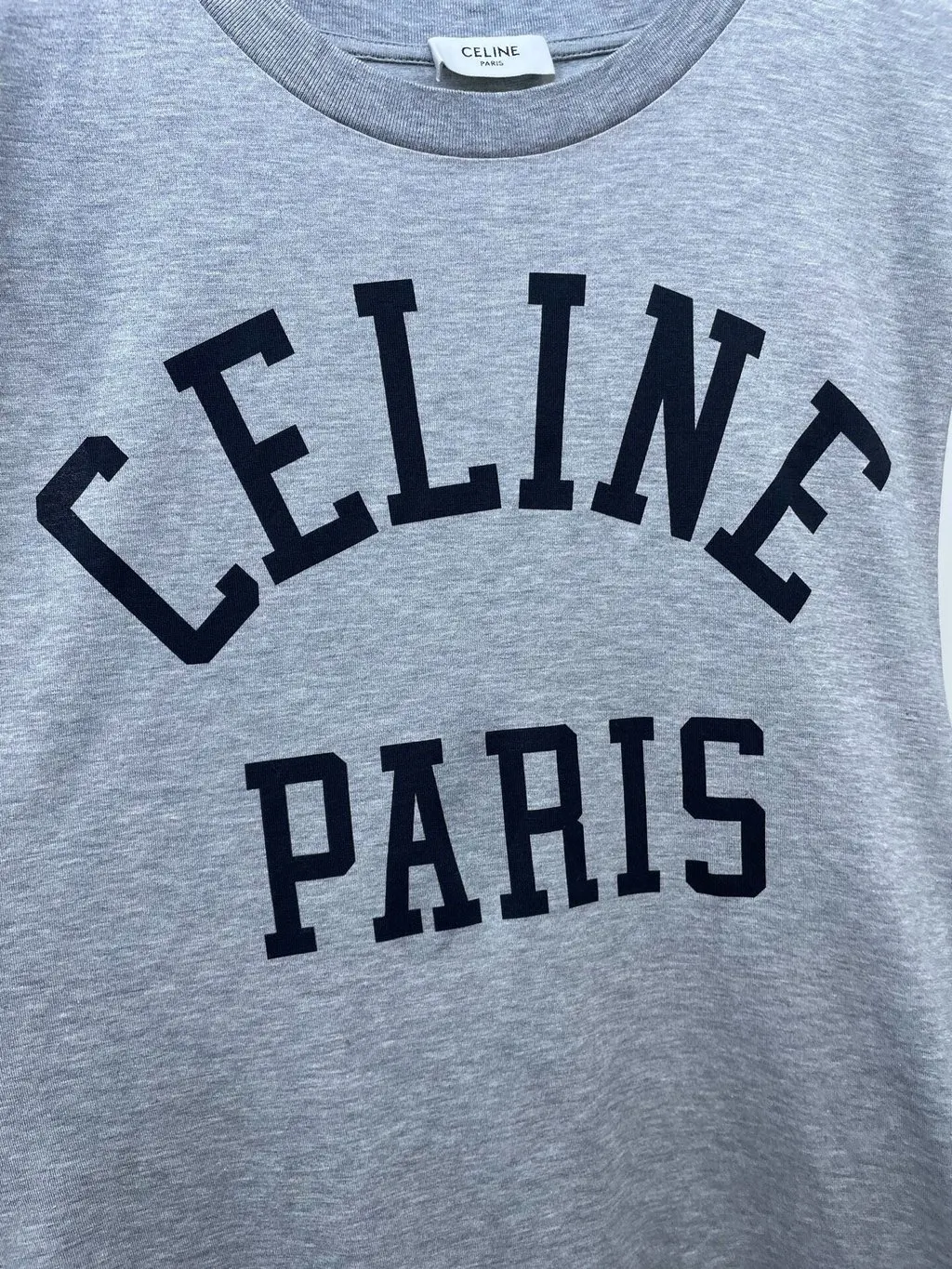 Celine Grey Cotton Top Grey Cotton Very good - Box View