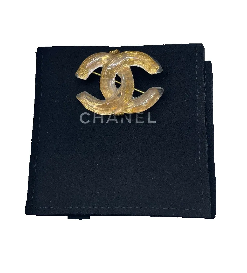 Chanel Plastic Brooch MultiColor Plastic Very good - Front View