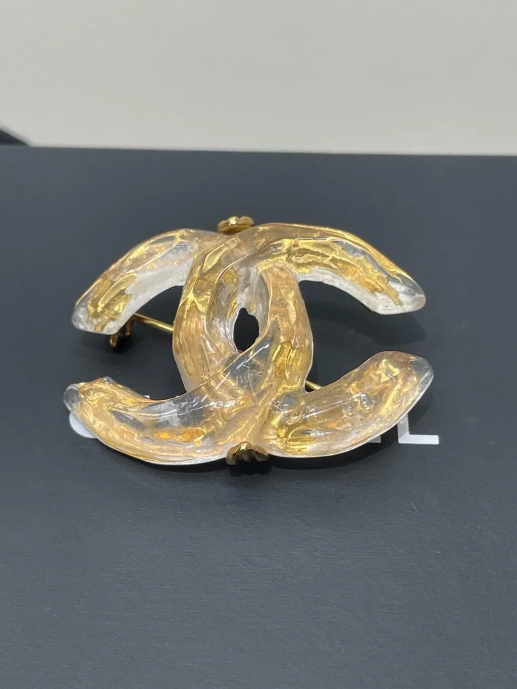Chanel Plastic Brooch MultiColor Plastic Very good - Box View