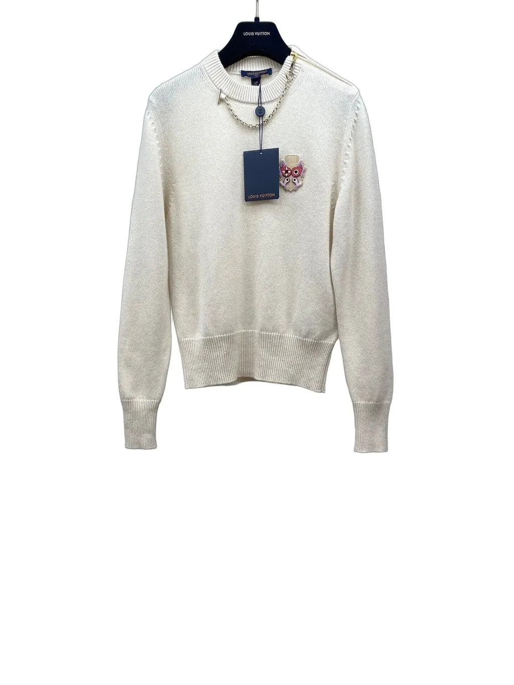Louis Vuitton Beige Wool Knitwear