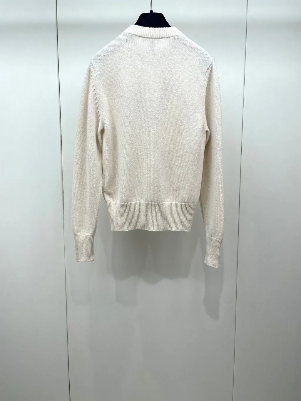 Louis Vuitton Beige Wool Knitwear Beige Wool Never worn, with tag - Back View