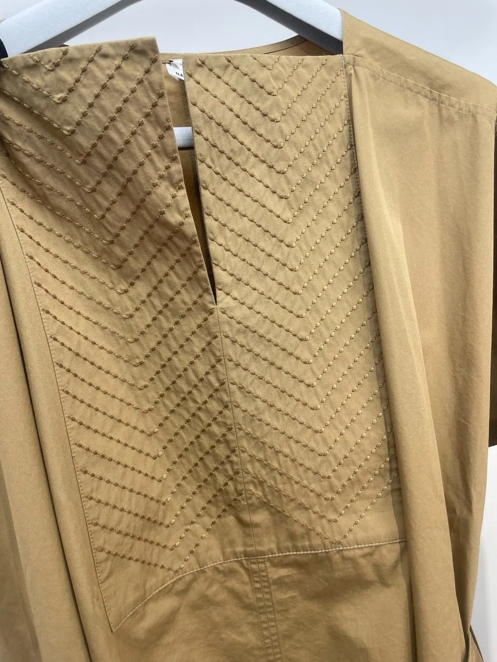 Hermès Khaki Linen Top Khaki Linen Very good - Inside View