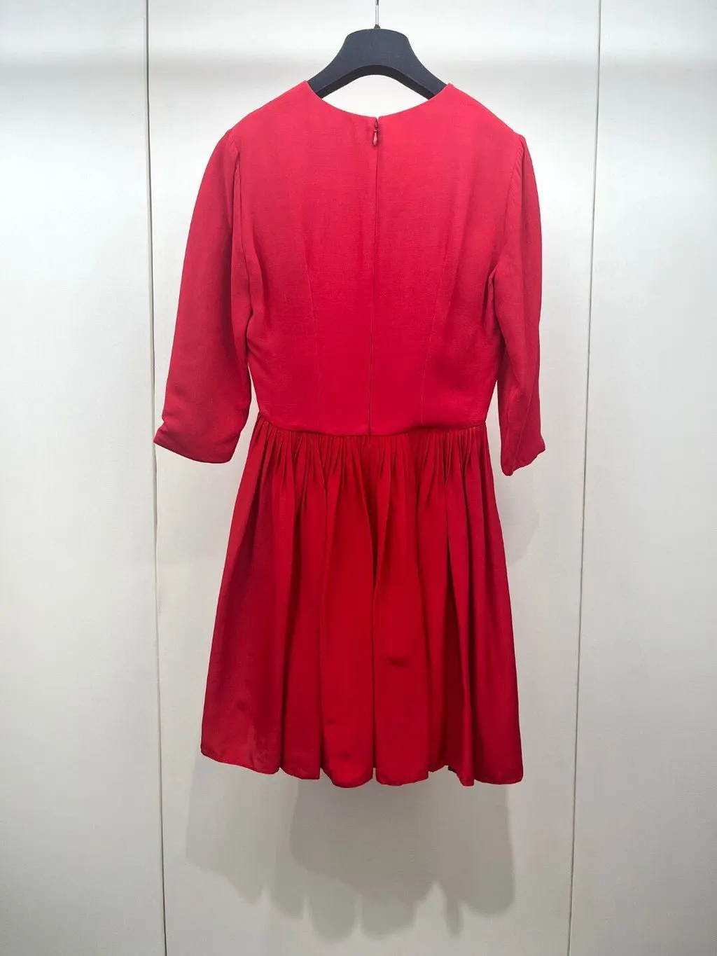 Dior Red Synthetic Dress Red Good - Back View