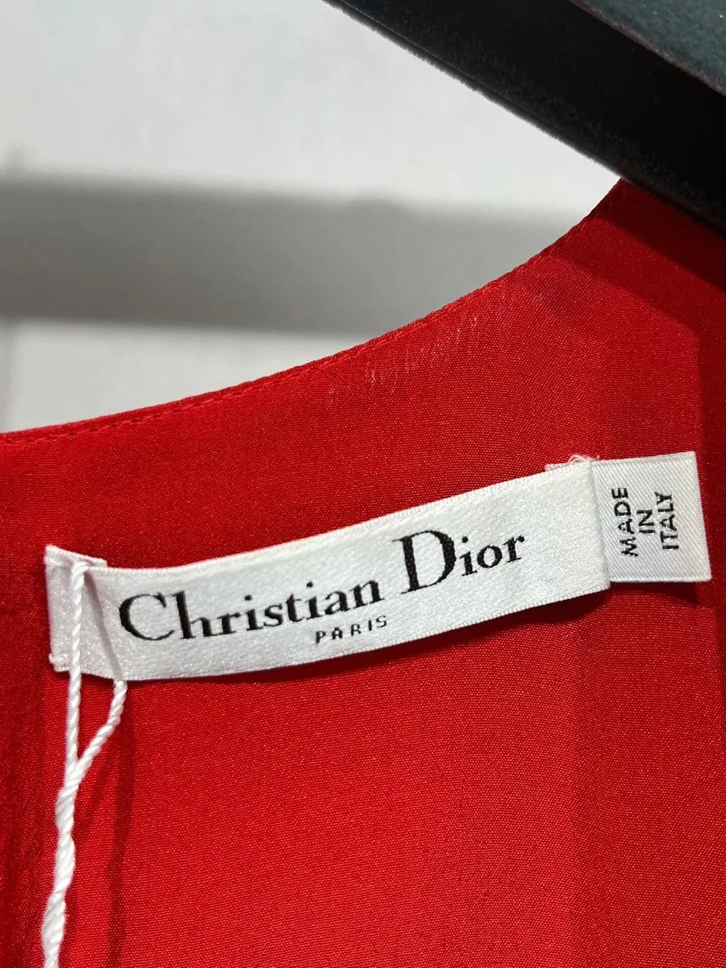Dior Red Synthetic Dress Red Good - Inside View