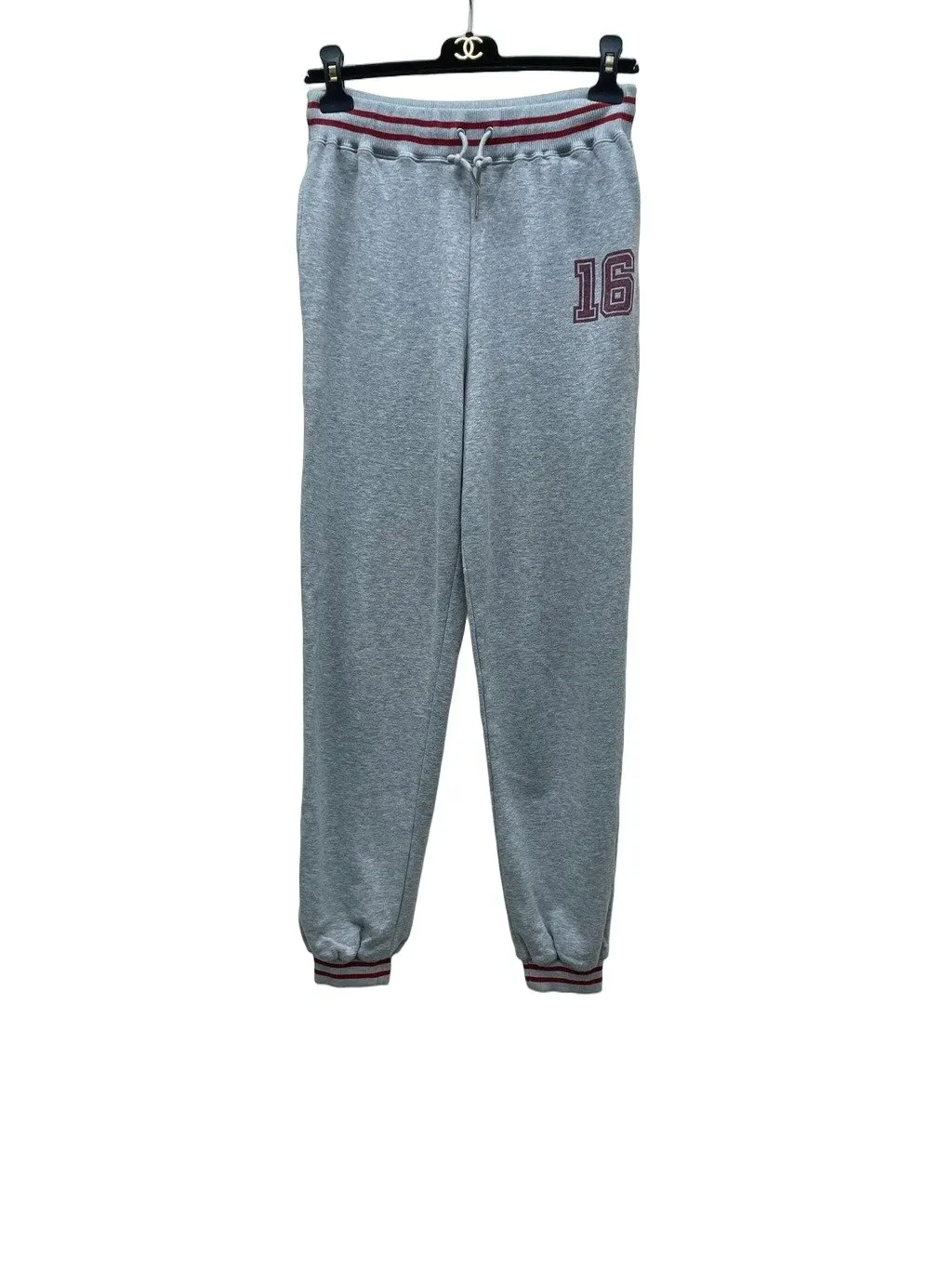 Celine Grey Cotton Trousers Grey Cotton Good - Front View