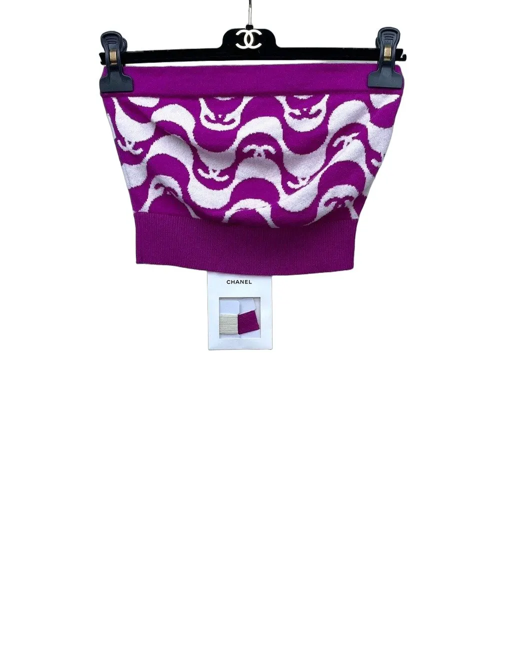 Chanel Purple Cotton Top Purple Cotton Very good - Front View